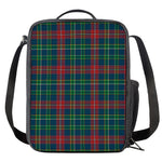 Blue Green And Red Scottish Plaid Print Crossbody Lunch Bag