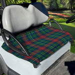 Blue Green And Red Scottish Plaid Print Golf Cart Seat Cover