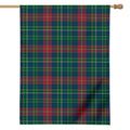Blue Green And Red Scottish Plaid Print House Flag