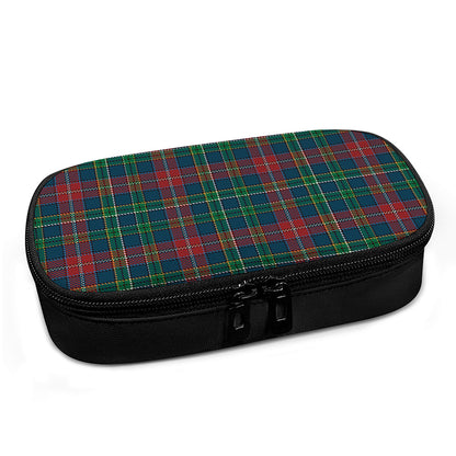 Blue Green And Red Scottish Plaid Print Insulin Cooler Travel Case