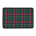 Blue Green And Red Scottish Plaid Print Kitchen Mat
