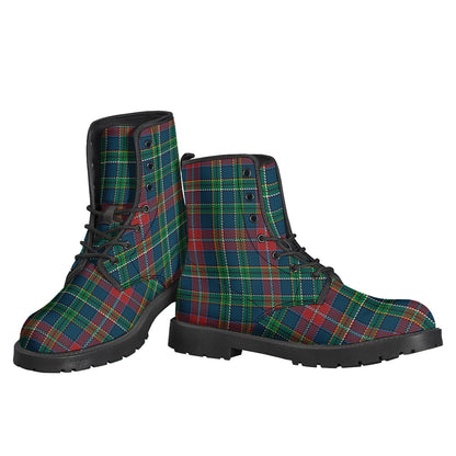 Blue Green And Red Scottish Plaid Print Backpack