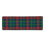 Blue Green And Red Scottish Plaid Print Long Kitchen Mat