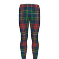 Blue Green And Red Scottish Plaid Print Men's Leggings