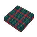 Blue Green And Red Scottish Plaid Print Outdoor Seat Cushion Cover