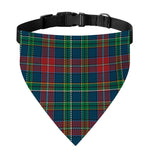 Blue Green And Red Scottish Plaid Print Over The Collar Dog Bandana