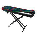 Blue Green And Red Scottish Plaid Print Piano Keyboard Cover