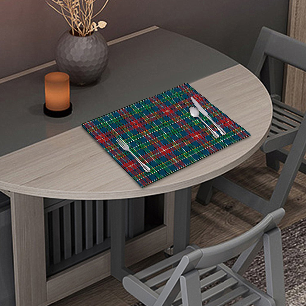 Blue Green And Red Scottish Plaid Print Placemat