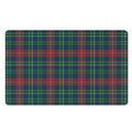 Blue Green And Red Scottish Plaid Print Polyester Doormat