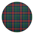Blue Green And Red Scottish Plaid Print Round Blanket