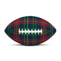Blue Green And Red Scottish Plaid Print Rugby Ball