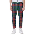 Blue Green And Red Scottish Plaid Print Joggers
