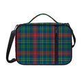 Blue Green And Red Scottish Plaid Print Shoulder Strap Bible Bag