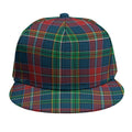 Blue Green And Red Scottish Plaid Print Snapback Cap
