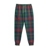 Blue Green And Red Scottish Plaid Print Sweatpants