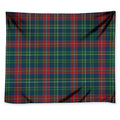 Blue Green And Red Scottish Plaid Print Tapestry