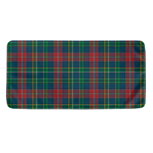 Blue Green And Red Scottish Plaid Print Towel