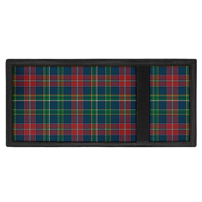 Blue Green And Red Scottish Plaid Print Trifold Wallet