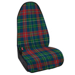 Blue Green And Red Scottish Plaid Print Waterproof Car Seat Cover