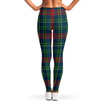 Blue Green And Red Scottish Plaid Print Women's Leggings