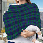 Blue Green And Red Tartan Pattern Print Baby Seat Cover