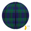 Blue Green And Red Tartan Pattern Print Basketball