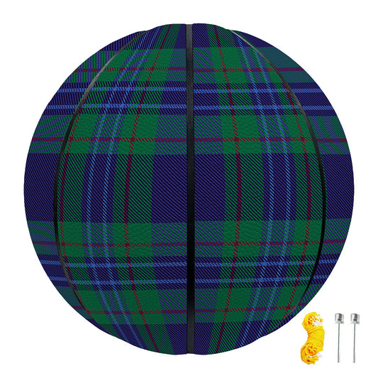 Blue Green And Red Tartan Pattern Print Basketball