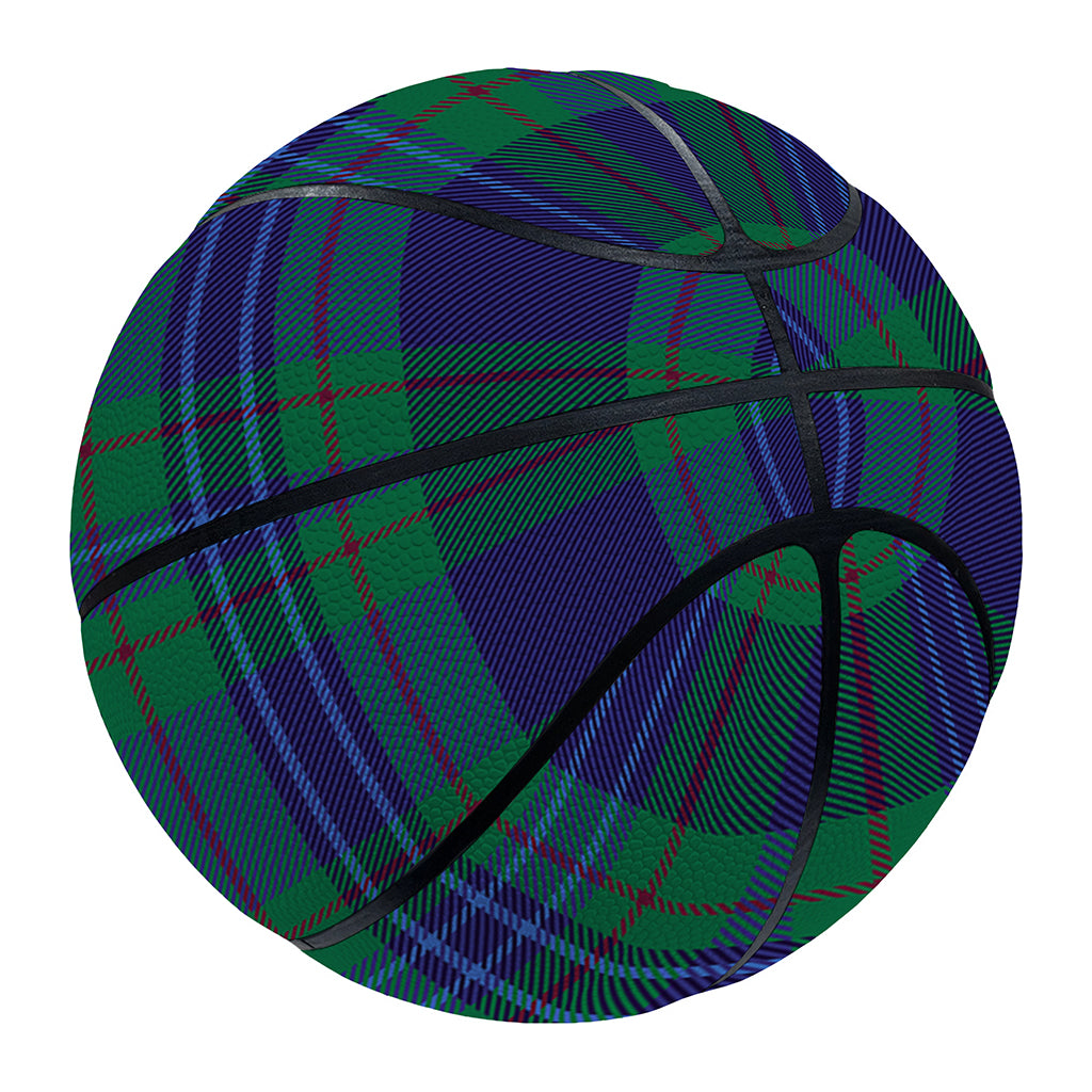 Blue Green And Red Tartan Pattern Print Basketball