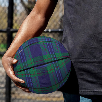 Blue Green And Red Tartan Pattern Print Basketball