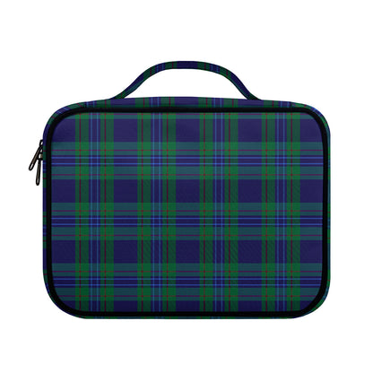 Blue Green And Red Tartan Pattern Print Briefcase Bible Bag