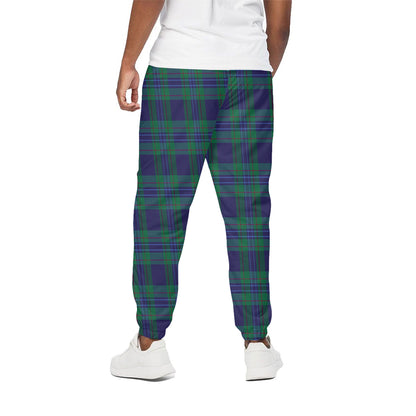 Blue Green And Red Tartan Pattern Print Cotton Pants