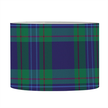 Blue Green And Red Tartan Pattern Print Drum Lamp Shade