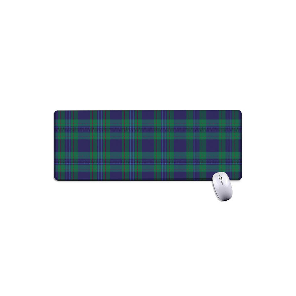 Blue Green And Red Tartan Pattern Print Extended Mouse Pad