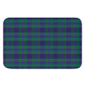 Blue Green And Red Tartan Pattern Print Indoor Door Mat