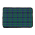 Blue Green And Red Tartan Pattern Print Kitchen Mat