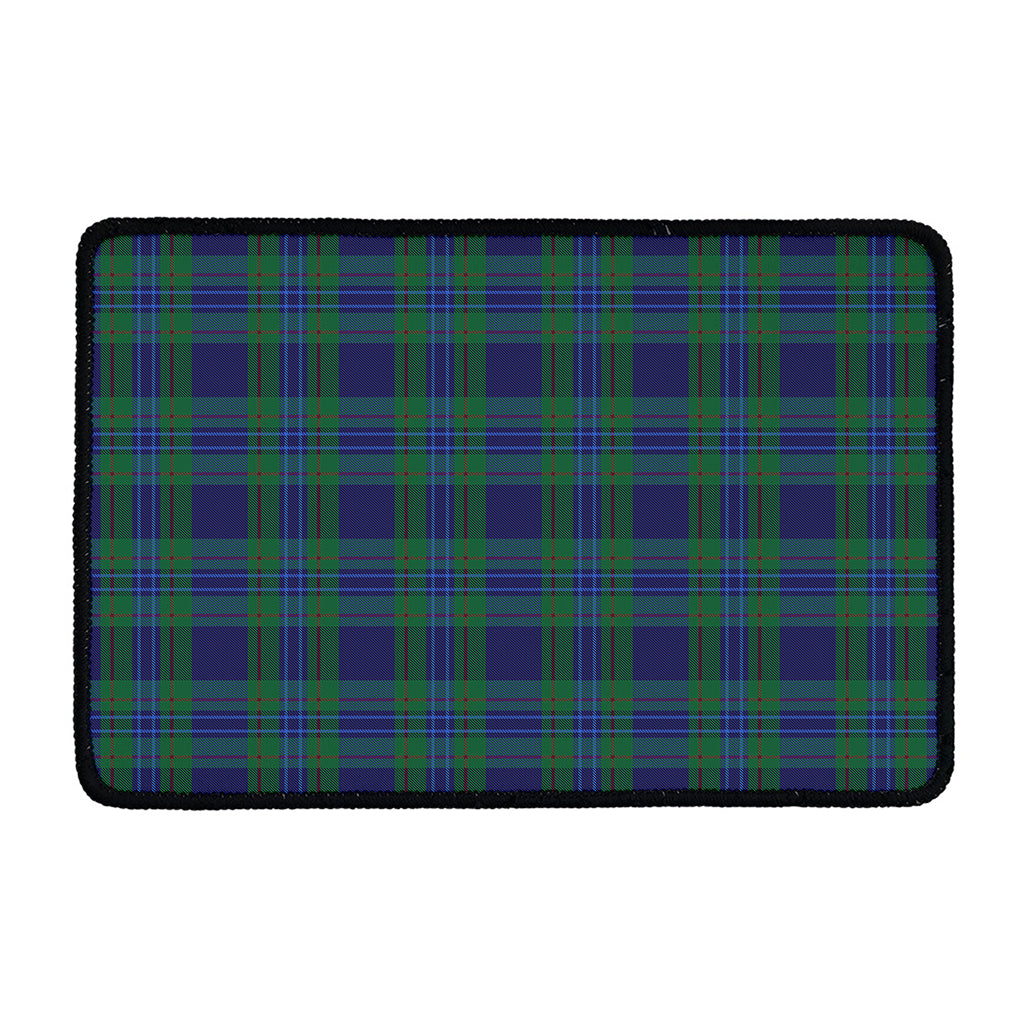 Blue Green And Red Tartan Pattern Print Kitchen Mat