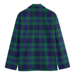 Blue Green And Red Tartan Pattern Print Men's Blazer