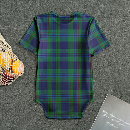 Blue Green And Red Tartan Pattern Print Men's Bodysuit