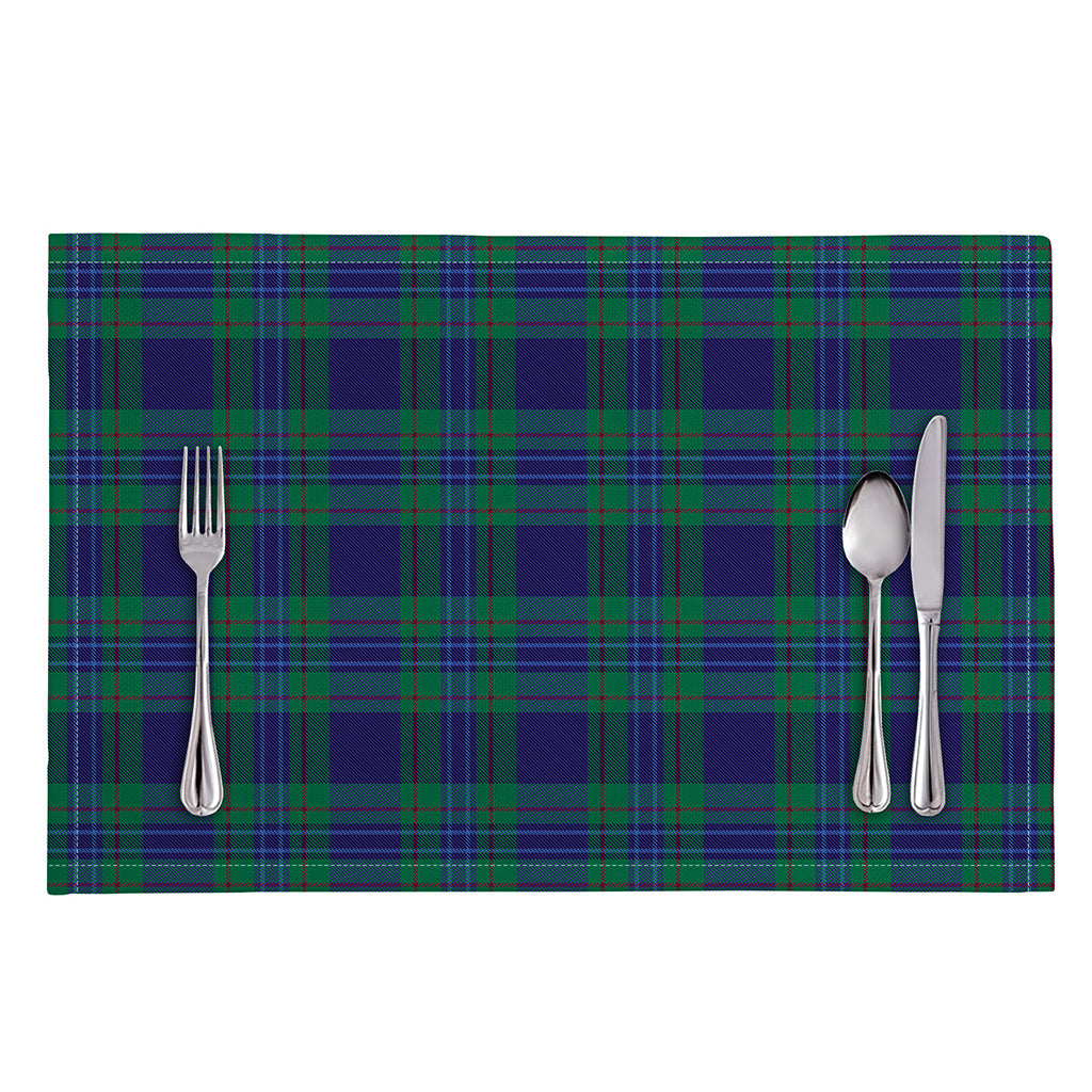 Blue Green And Red Tartan Pattern Print Placemat