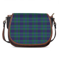 Blue Green And Red Tartan Pattern Print Saddle Bag