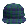 Blue Green And Red Tartan Pattern Print Snapback Cap