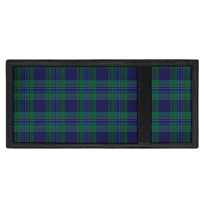 Blue Green And Red Tartan Pattern Print Trifold Wallet