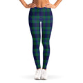 Blue Green And Red Tartan Pattern Print Women's Leggings