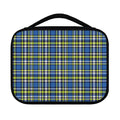 Blue Green And White Plaid Pattern Print Classic Bible Case