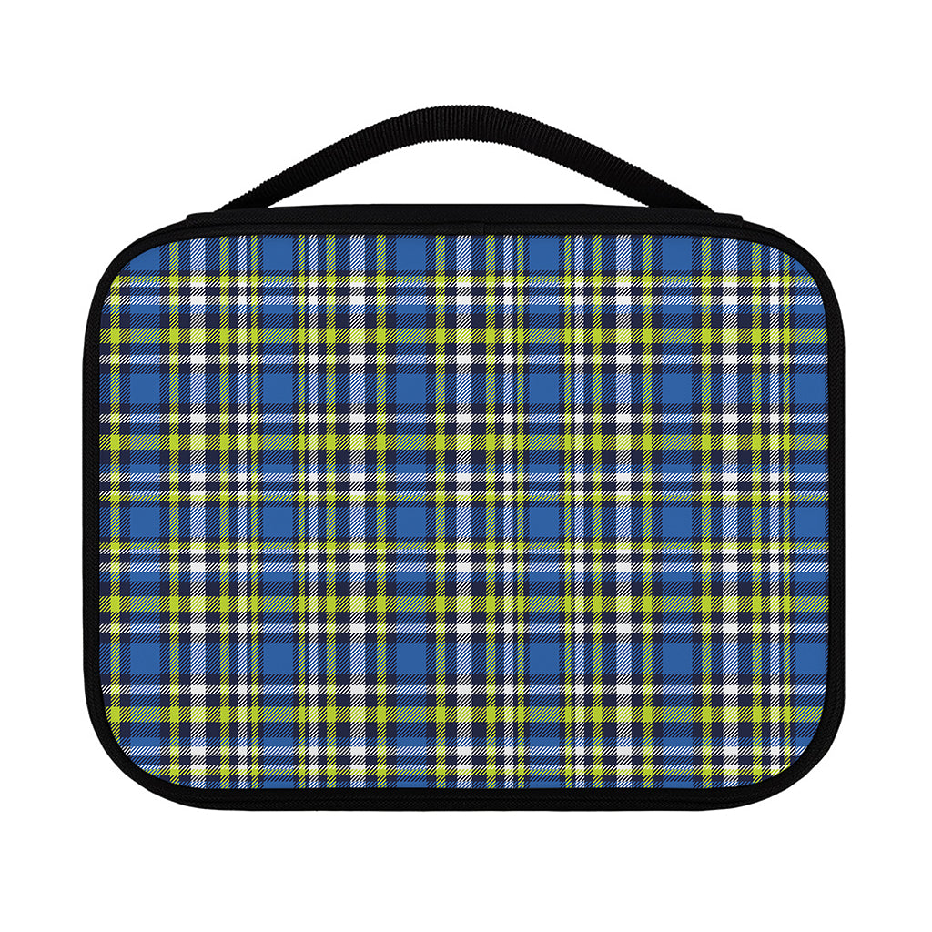 Blue Green And White Plaid Pattern Print Classic Bible Case