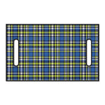 Blue Green And White Plaid Pattern Print Golf Cart Seat Cover