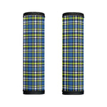 Blue Green And White Plaid Pattern Print Handle Covers