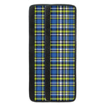 Blue Green And White Plaid Pattern Print Refrigerator Handle Covers