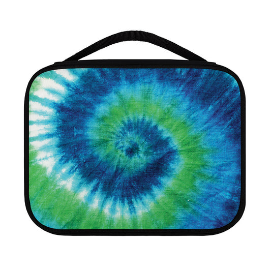 Blue Green And White Tie Dye Print Classic Bible Case