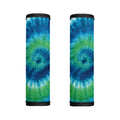Blue Green And White Tie Dye Print Handle Covers